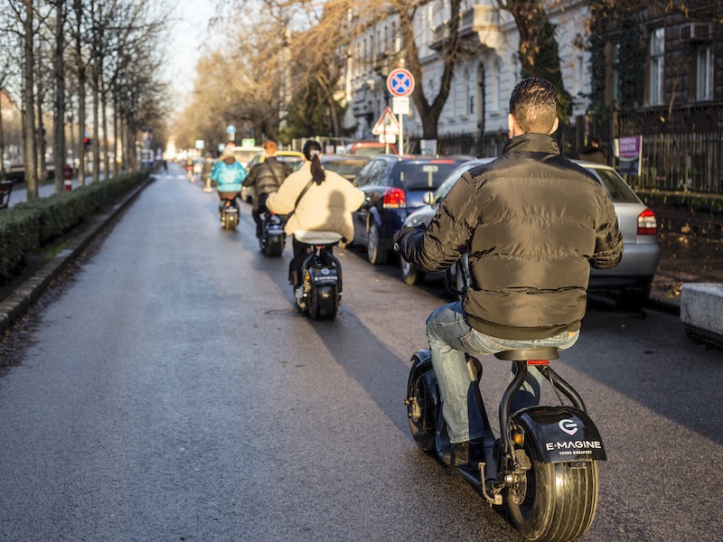 The best way of city sightseeing in Budapest is our guided tour on MonsteRoller e-scooter. 