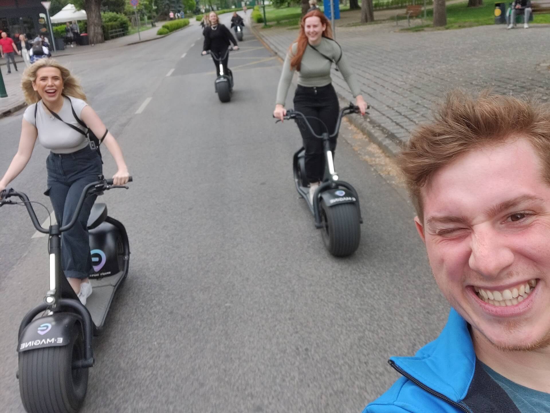 Conduire les scooters électriques sur l'île Margaret