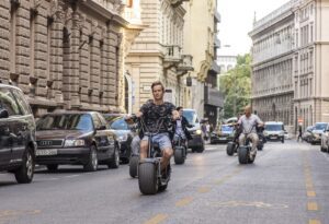 MonsteRoller sustainable mobility in Budapest