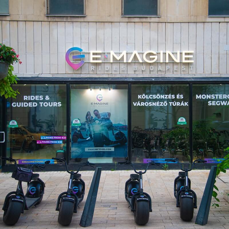 E-Magine Tours Budapest befindet sich in der Innenstadt, Bécsi utca 8, 1052 Budapest